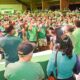 Convenção do MDB em Santo Antônio (RN), lotada, em ginásio fechado | Foto: Reprodução/Twitter